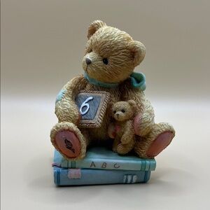 Cherished Teddies Age 6 “Chalking up six wishes” figurine